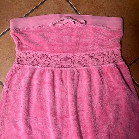 Vintage Juicy Couture Terry Cloth Bathing Suit Cover Dress - Picture 3 of 9